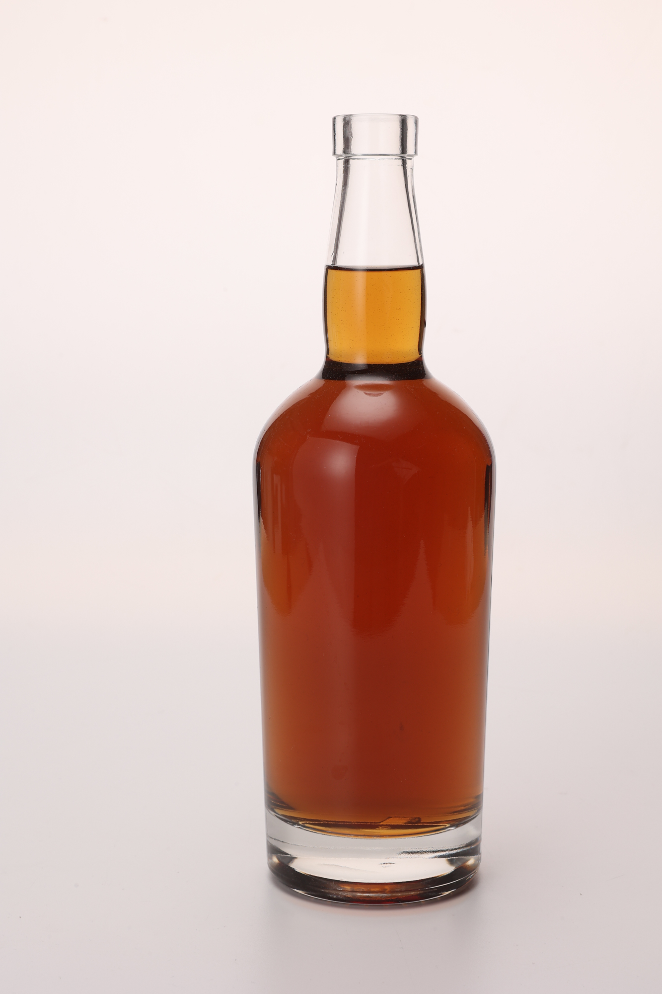 Factory Custom Clear Empty Brandy Whiskey Rum Gin Beverage Wine Glass Liquor Bottles