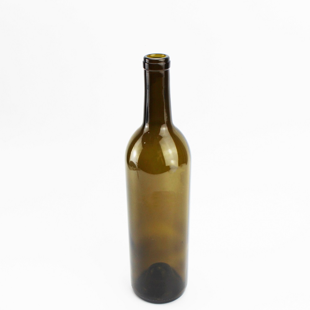 Hot Sale Olive Green Bordeaux Wine Bottle 750ML 