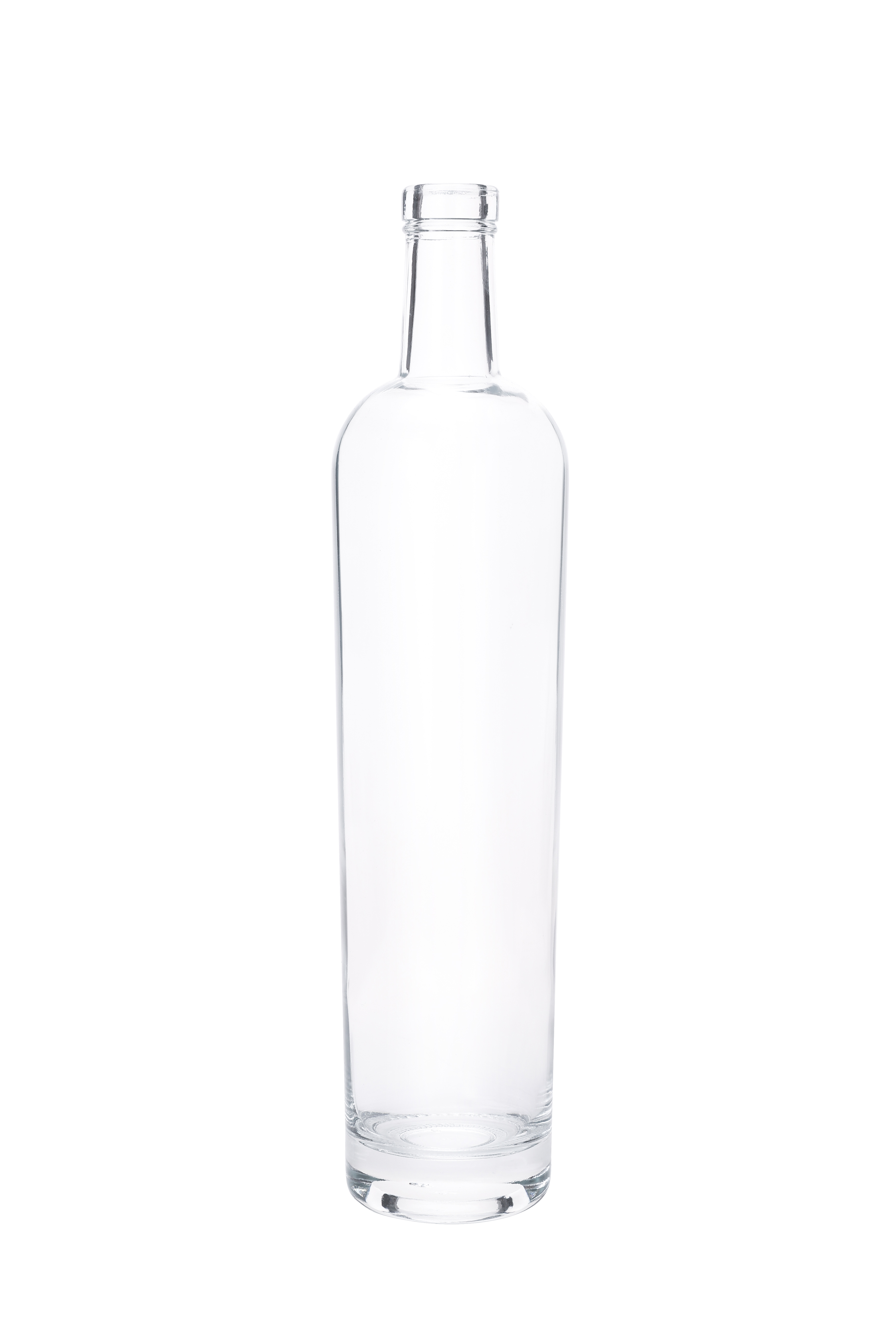 Stocked 375ml Clear Empty Custom Glass Bottle for Vodka Liquor Wine with Cork