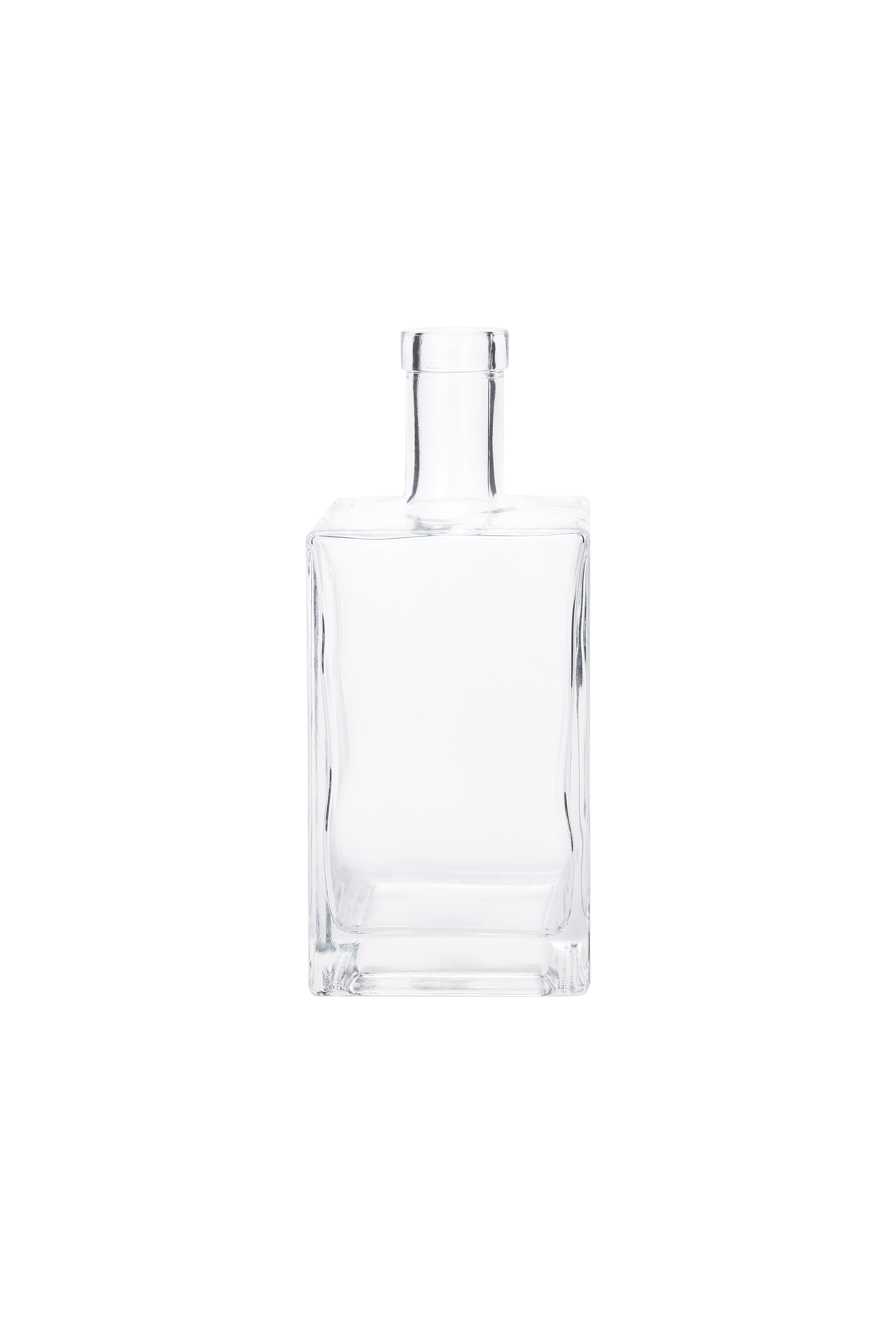 Square Liquor Bottles Empty Whisky Wine Glass Bottle 