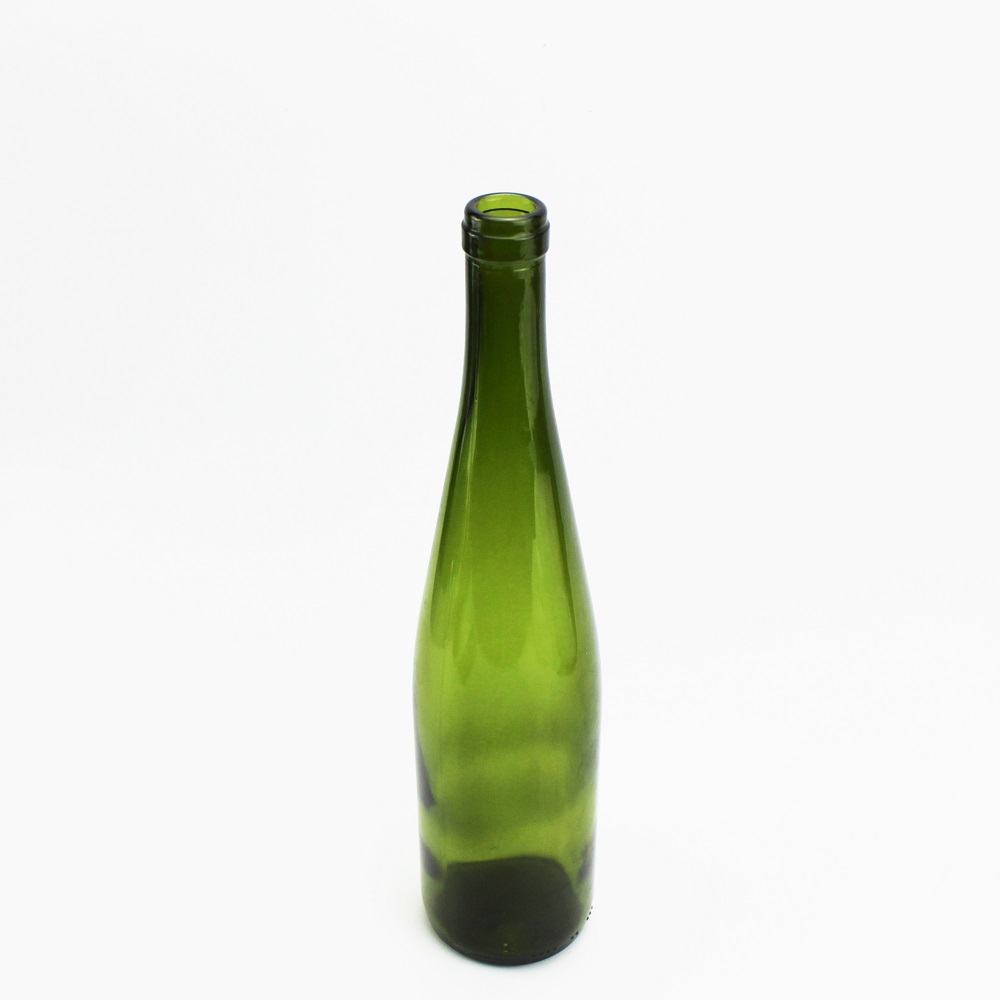 Supply Light Green 750ML 500ML 187ML Wine Glass Bottle Cork Top