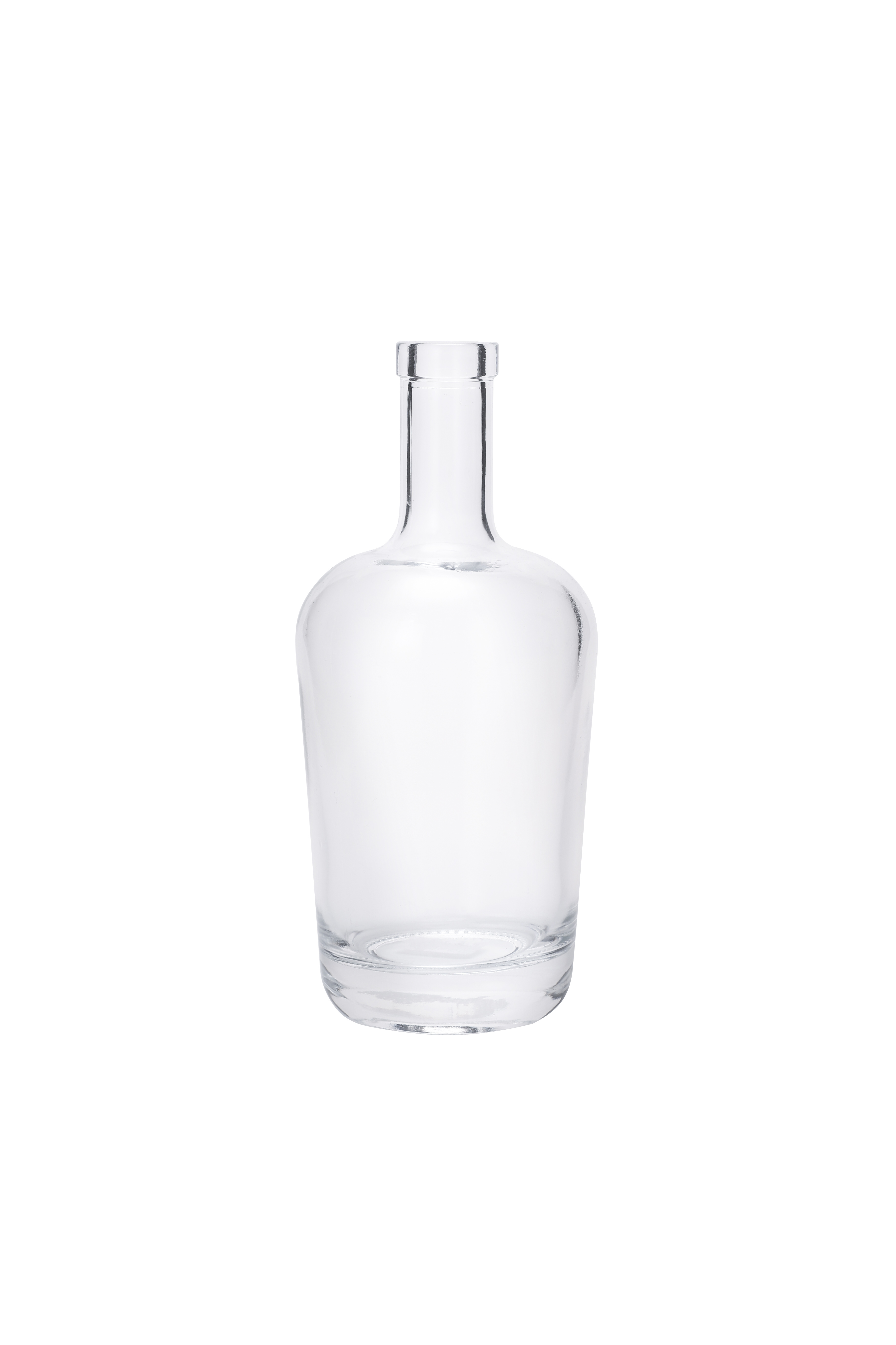 Custom Glass Liquor Wine Whisky Vodka Tequila Bottle With Cork 