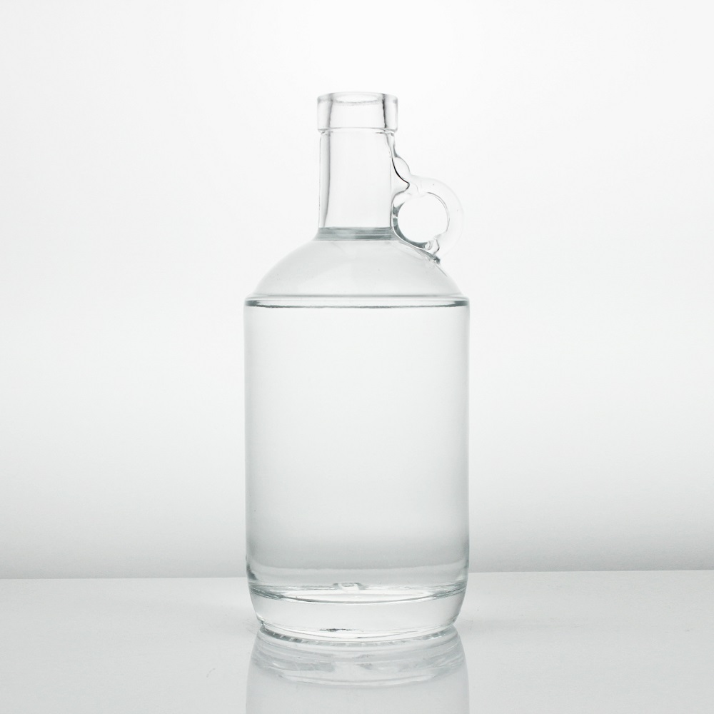 750ml Clear Glass Bottle Empty Moonshine Jug Glass Bottle
